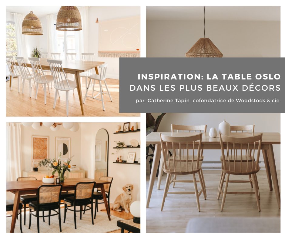 INSPIRATION: La table Oslo dans les plus beaux décors