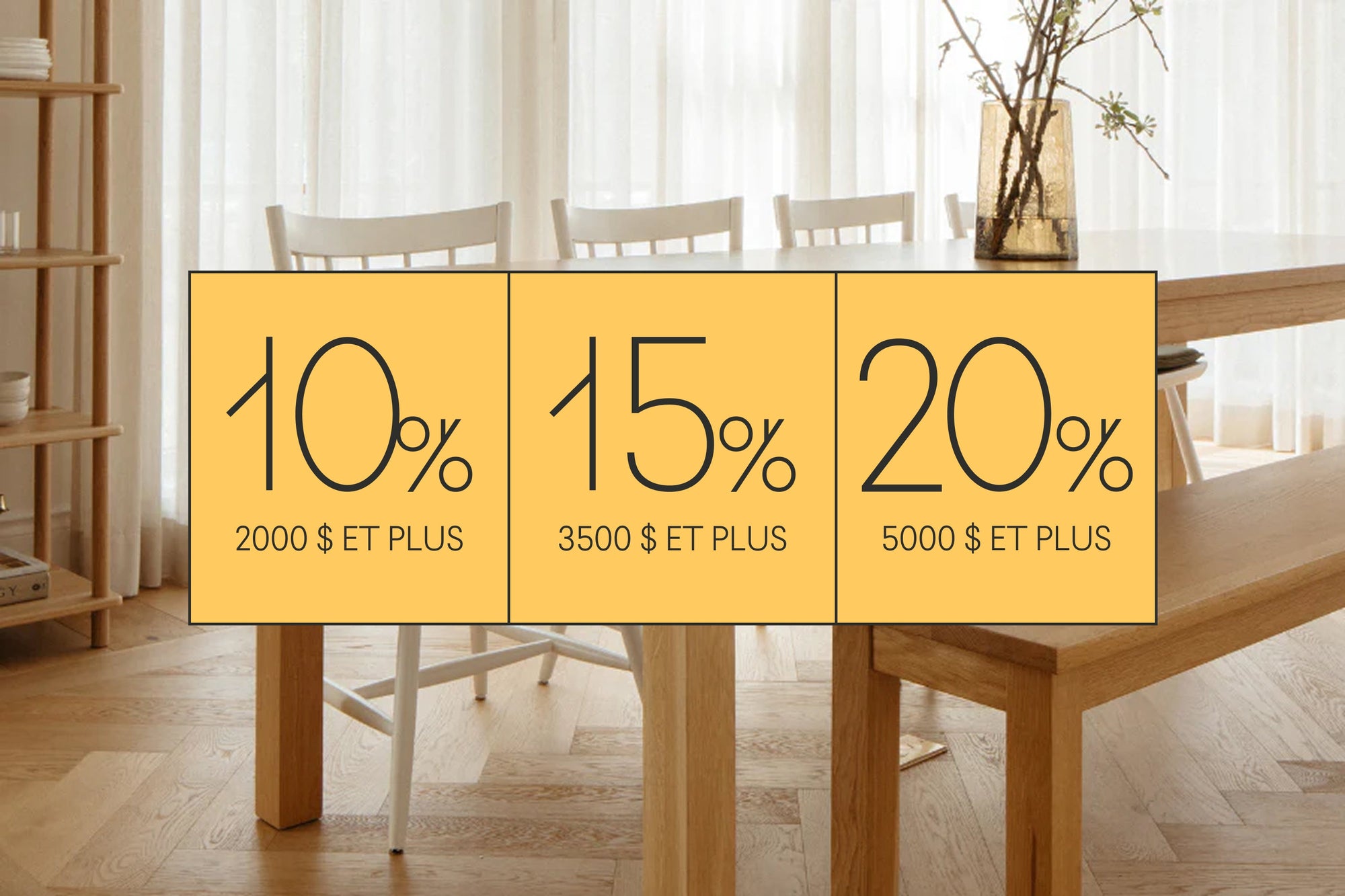 Tables et rallonges