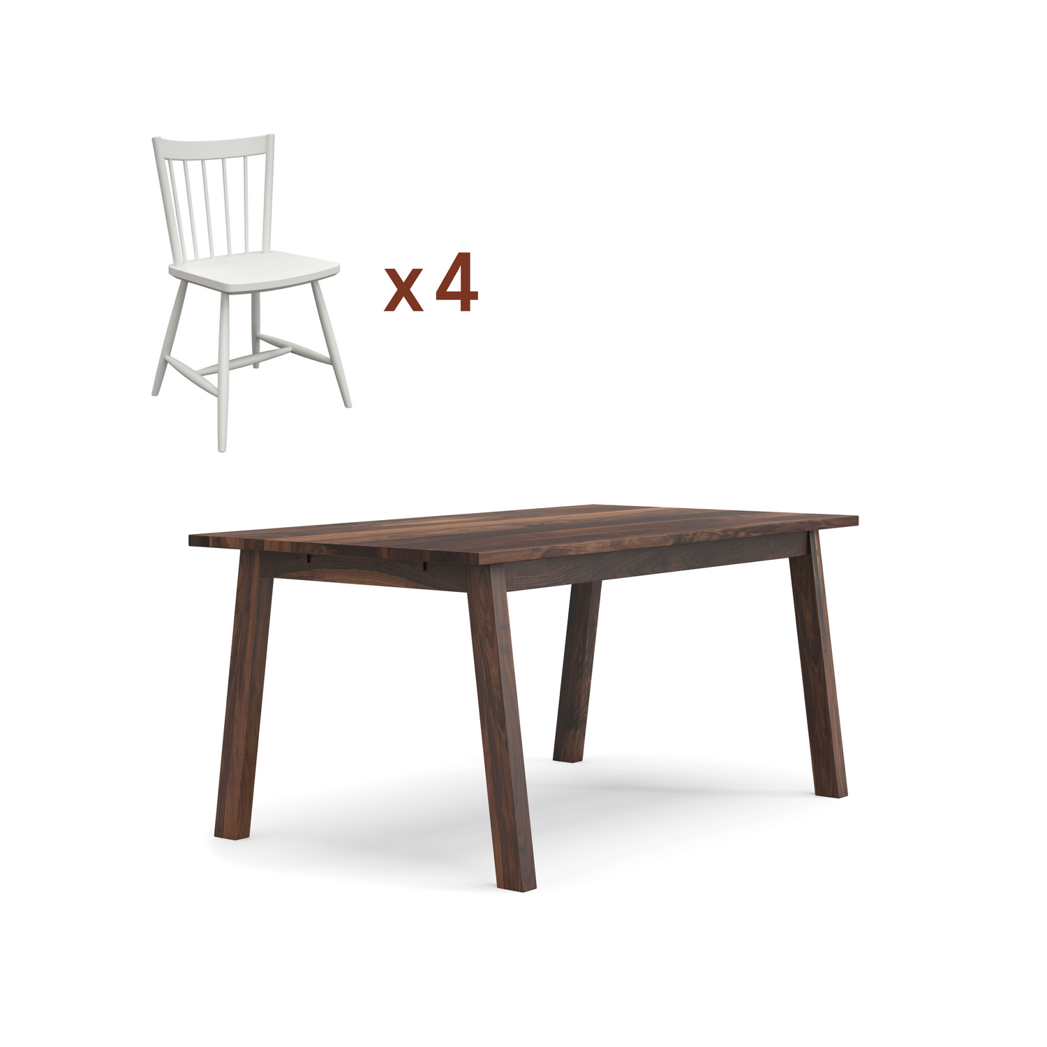Ensemble table Luft + chaises
