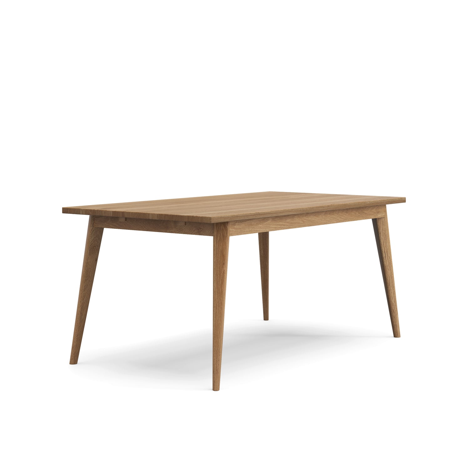 Table Oslo chêne blanc 78 x 36 po