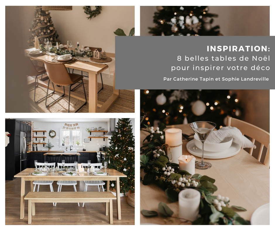 INSPIRATION: 8 belles tables de Noël pour inspirer votre déco