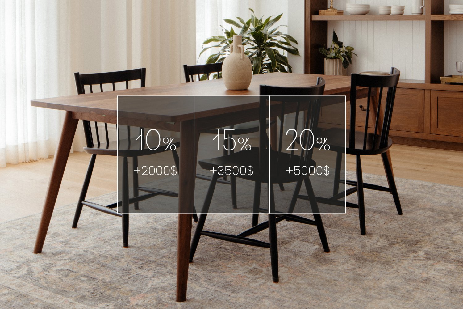 Tables Woodstock & cie