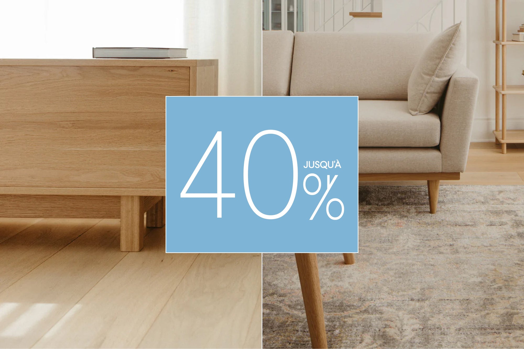 Meubles de salon en bois massif fait au Québec