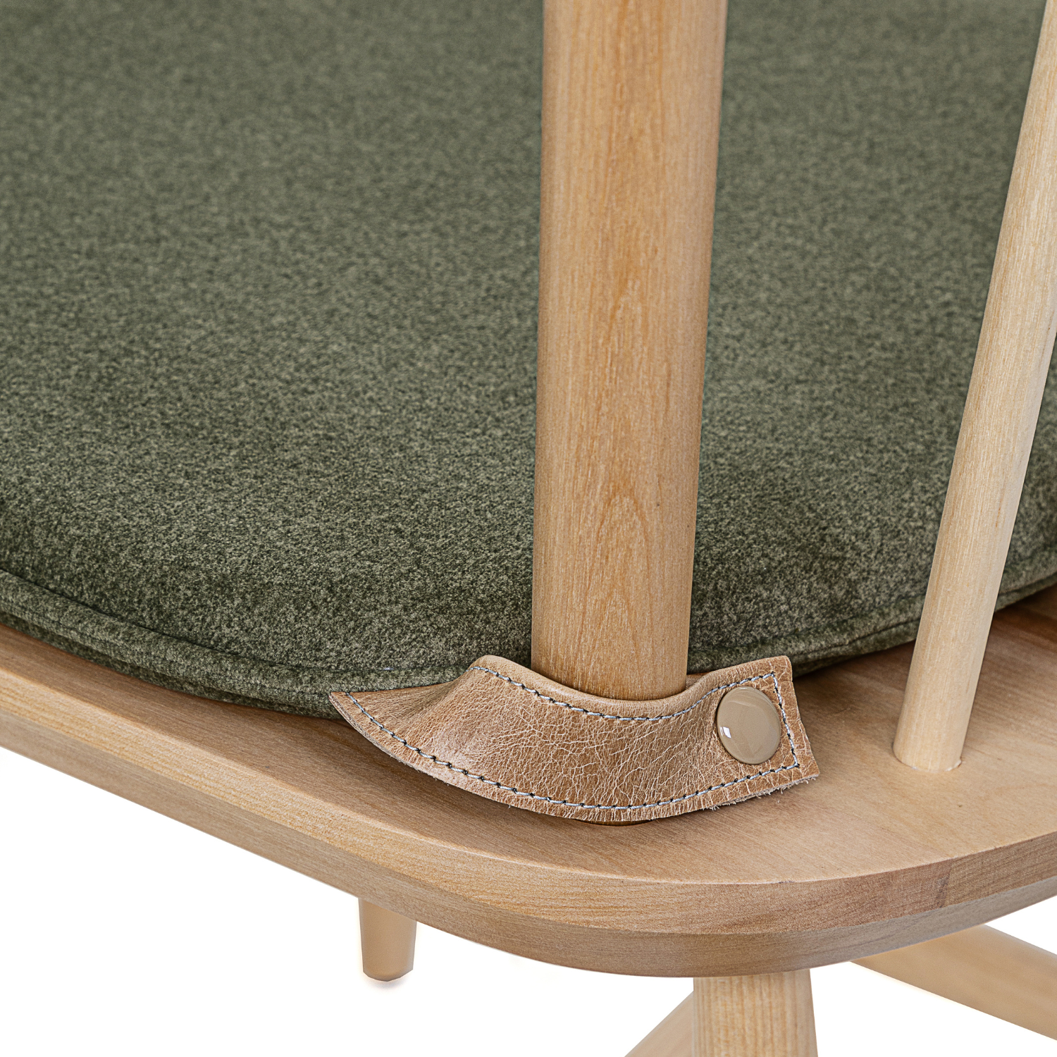 Olive chair cushion