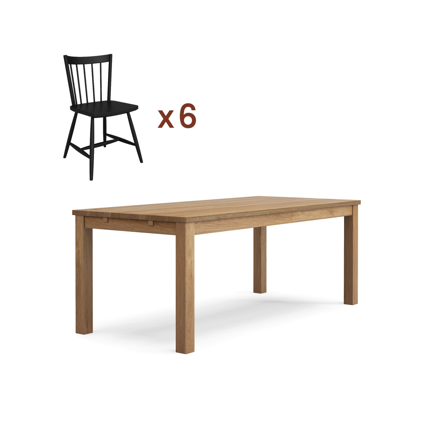 Ensemble table Classique + chaises