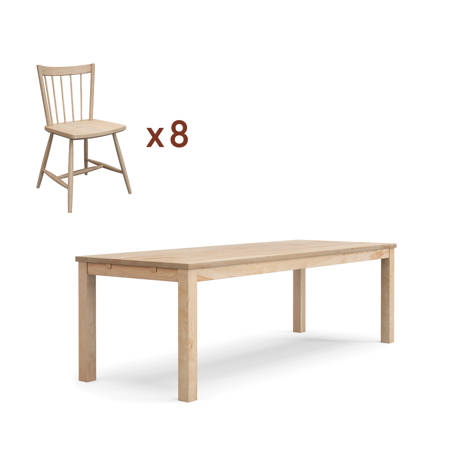 Classic table + chairs bundle