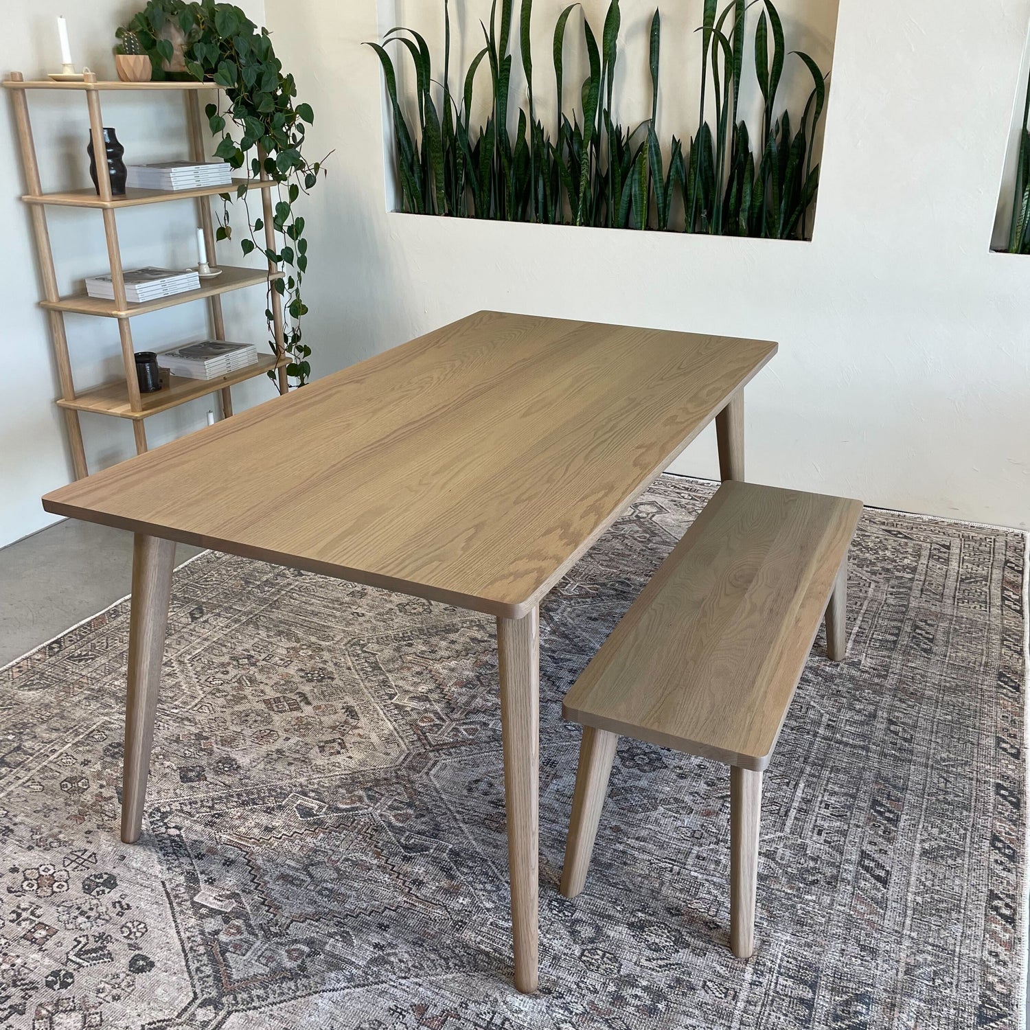 Ensemble table et banc Oslo
