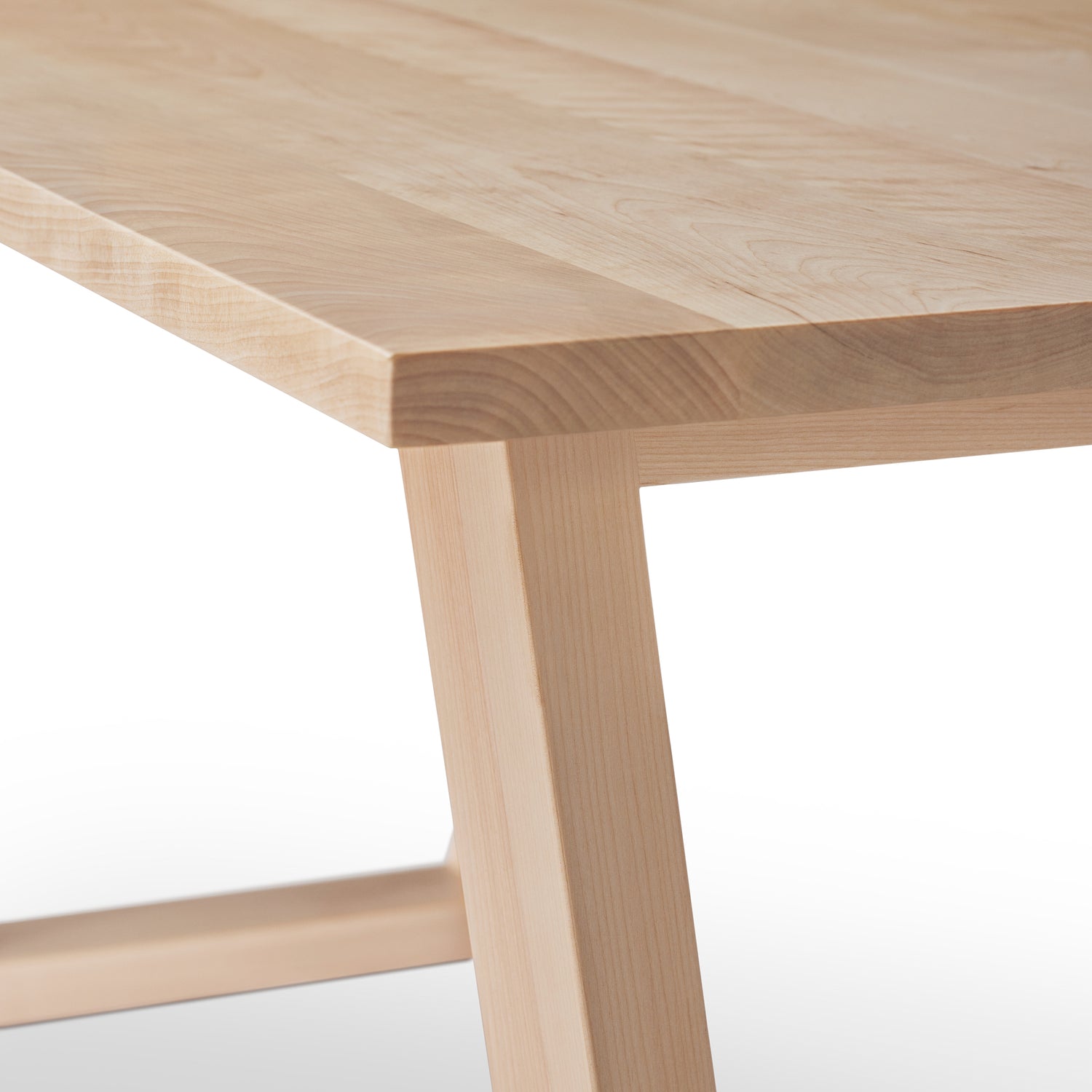 «V» cherry wood table - 66 x 36 in. - 2644