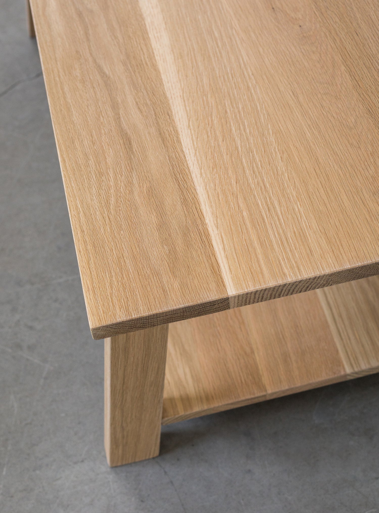 Table basse Luft chêne blanc 24 x 46 po