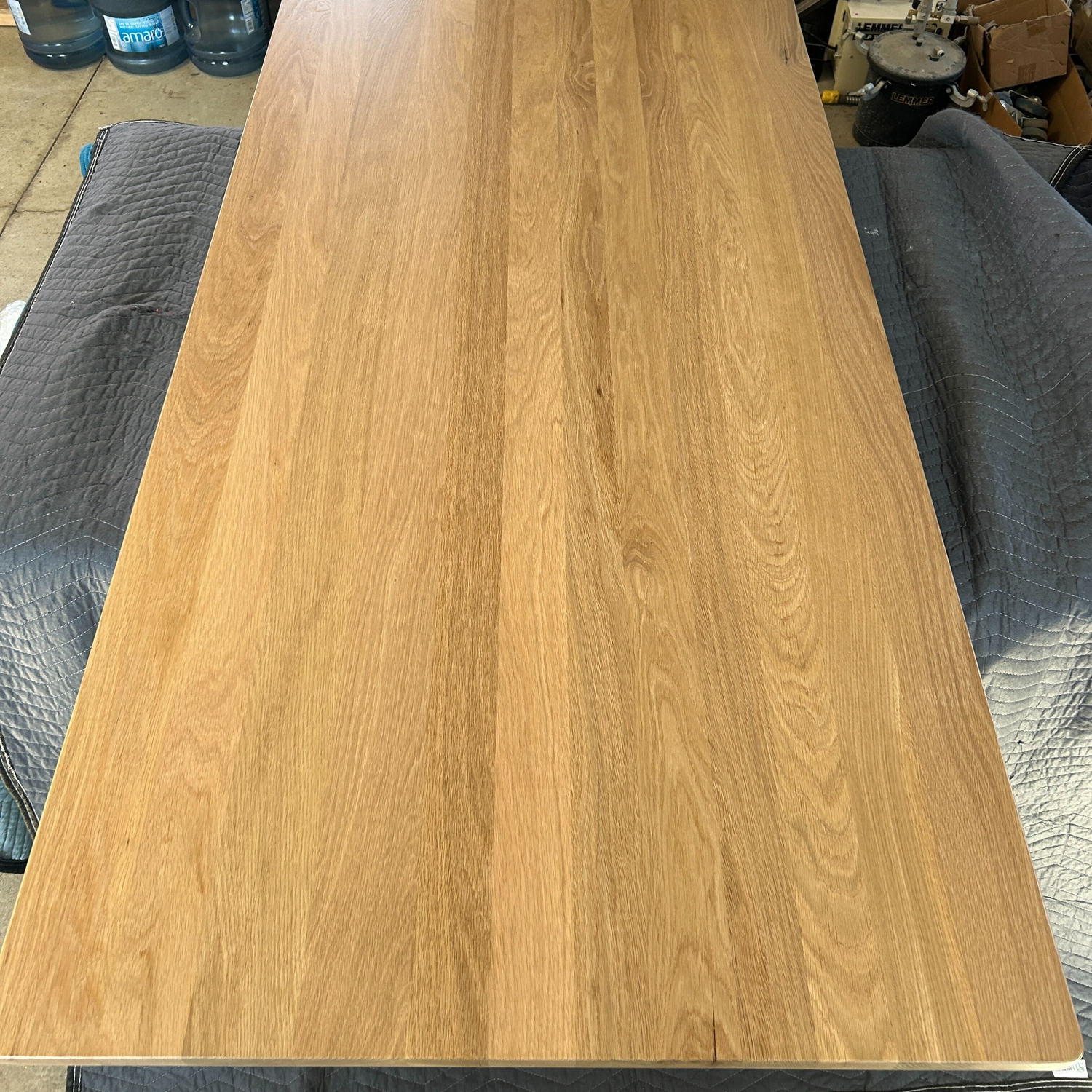 Table Oslo chêne blanc 78 x 36 po