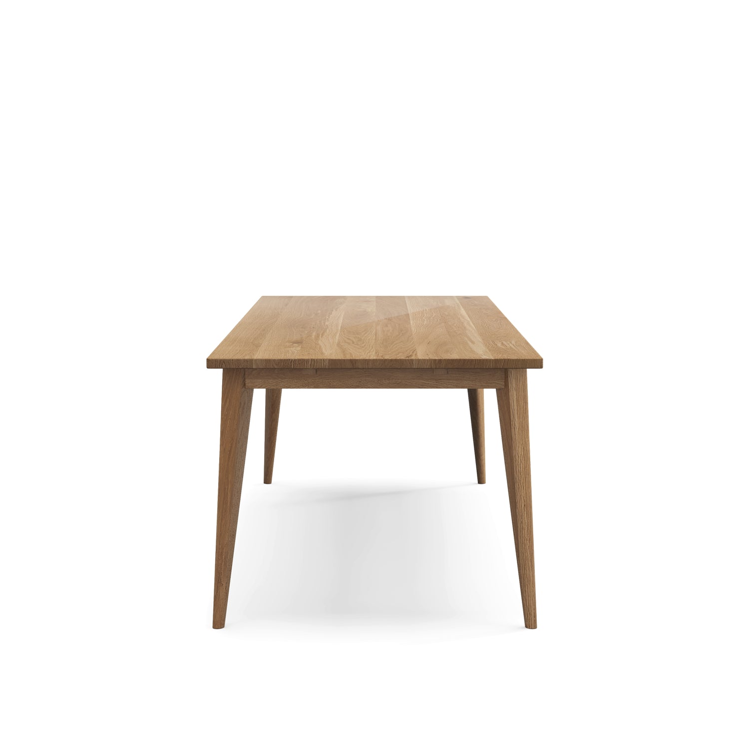 Table Oslo chêne blanc 78 x 36 po