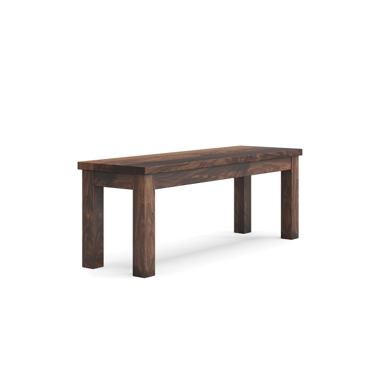 Classic solid wood bench