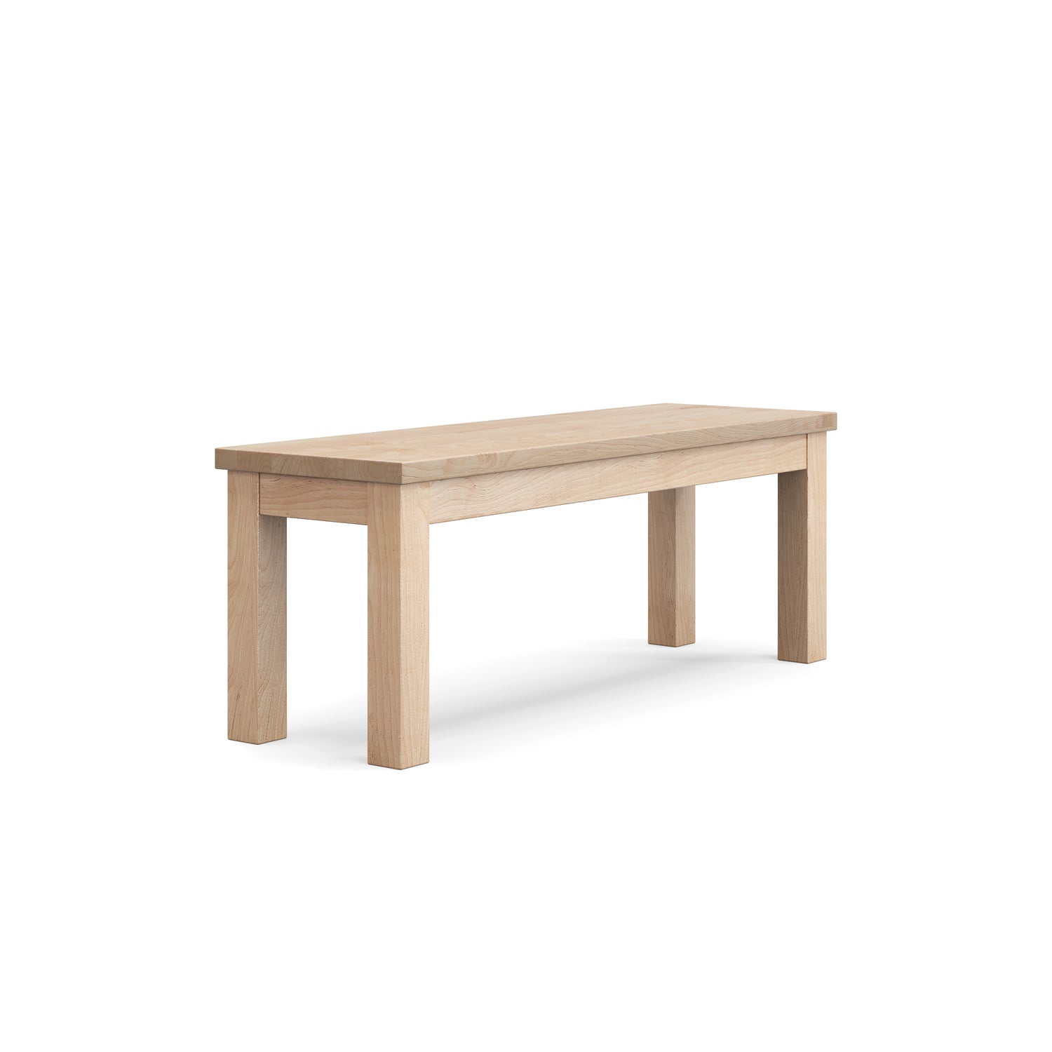 Classic solid wood bench