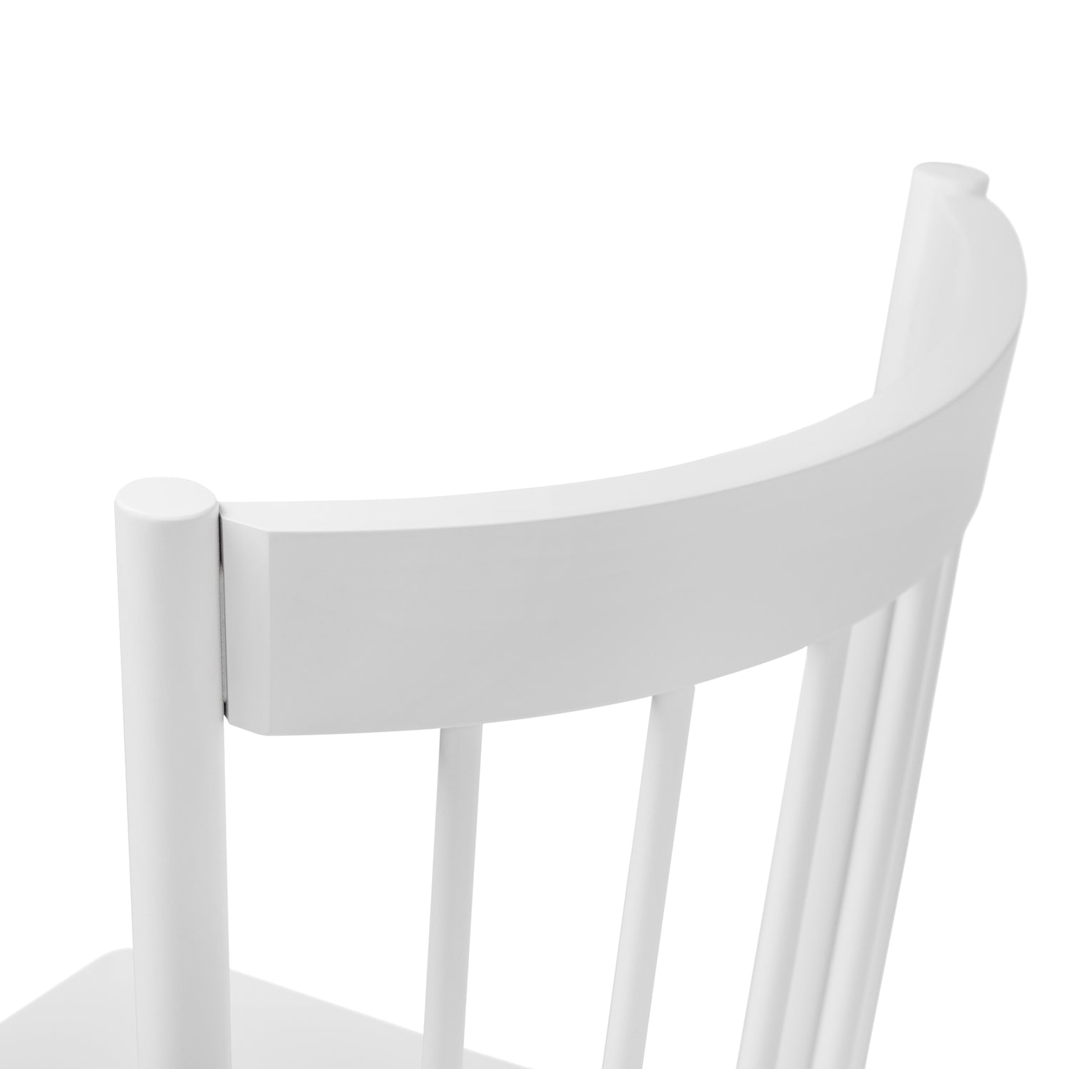 Chaise blanche en bois fait au Québec